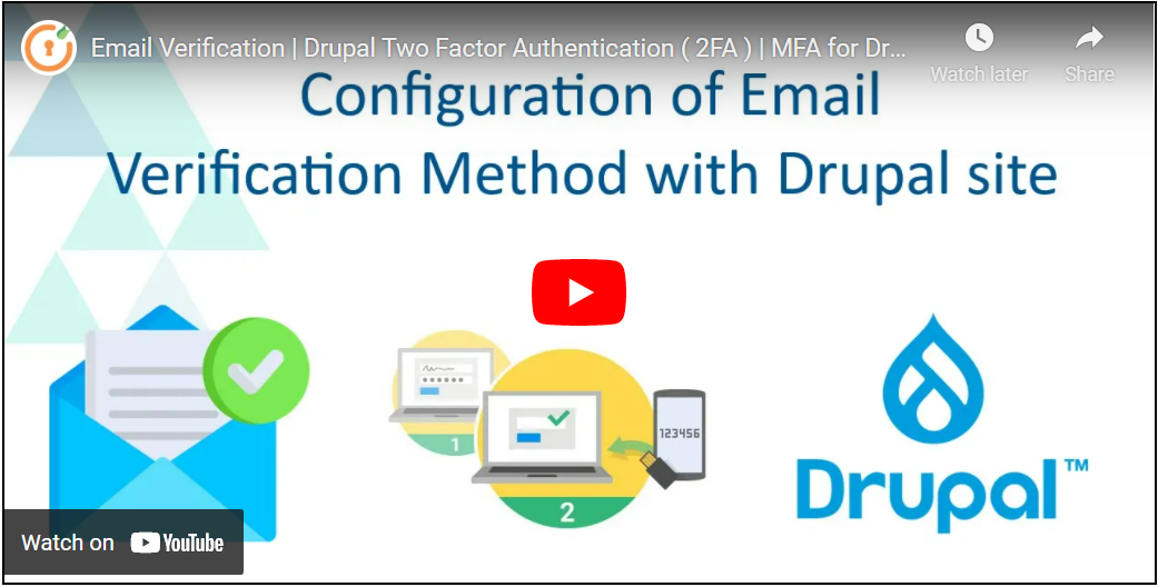 Setup Email Verification as 2FA / TFA method | Other TFA Methods ...