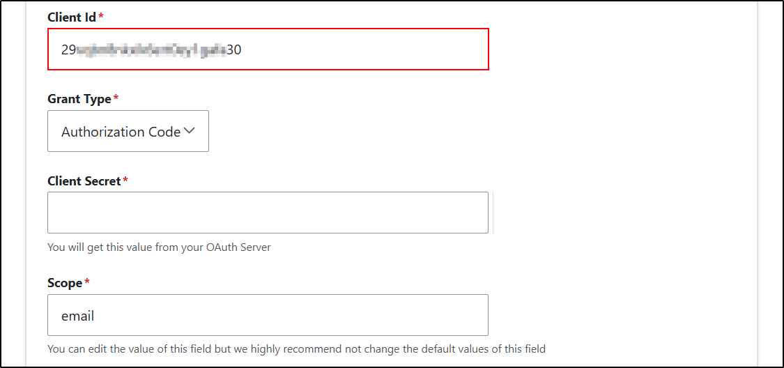 Configure-OAuth-tab-Drupal-Paste-the-App-ID-into-Client-ID-field
