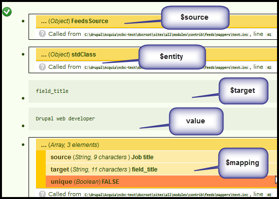 Feeds empty field import improvements - mapping parameter