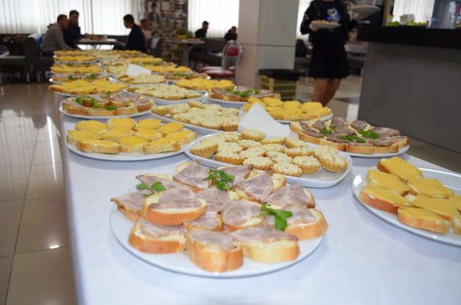 Lunch spread