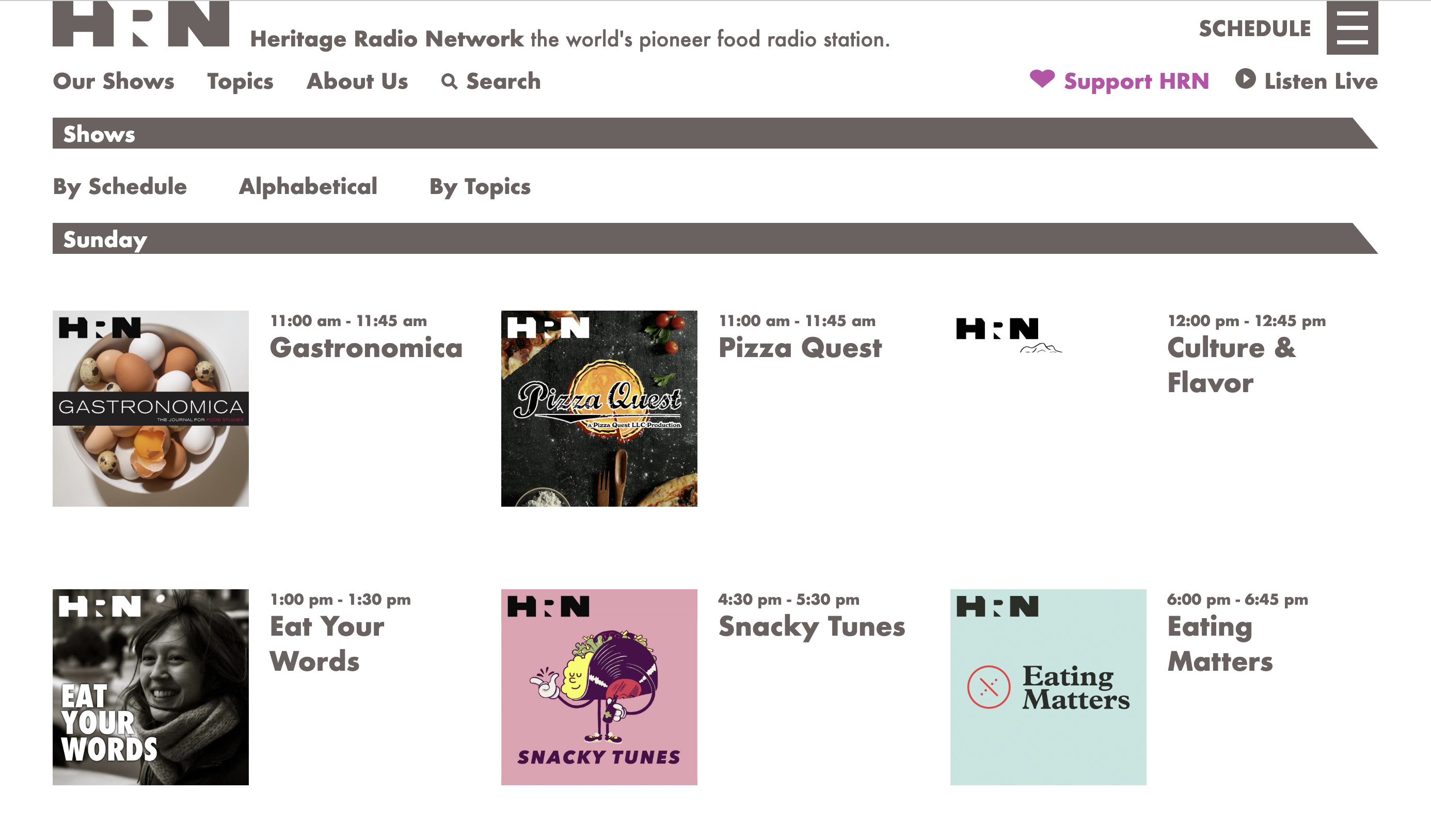 Heritage Radio Network - Drupal Migration
