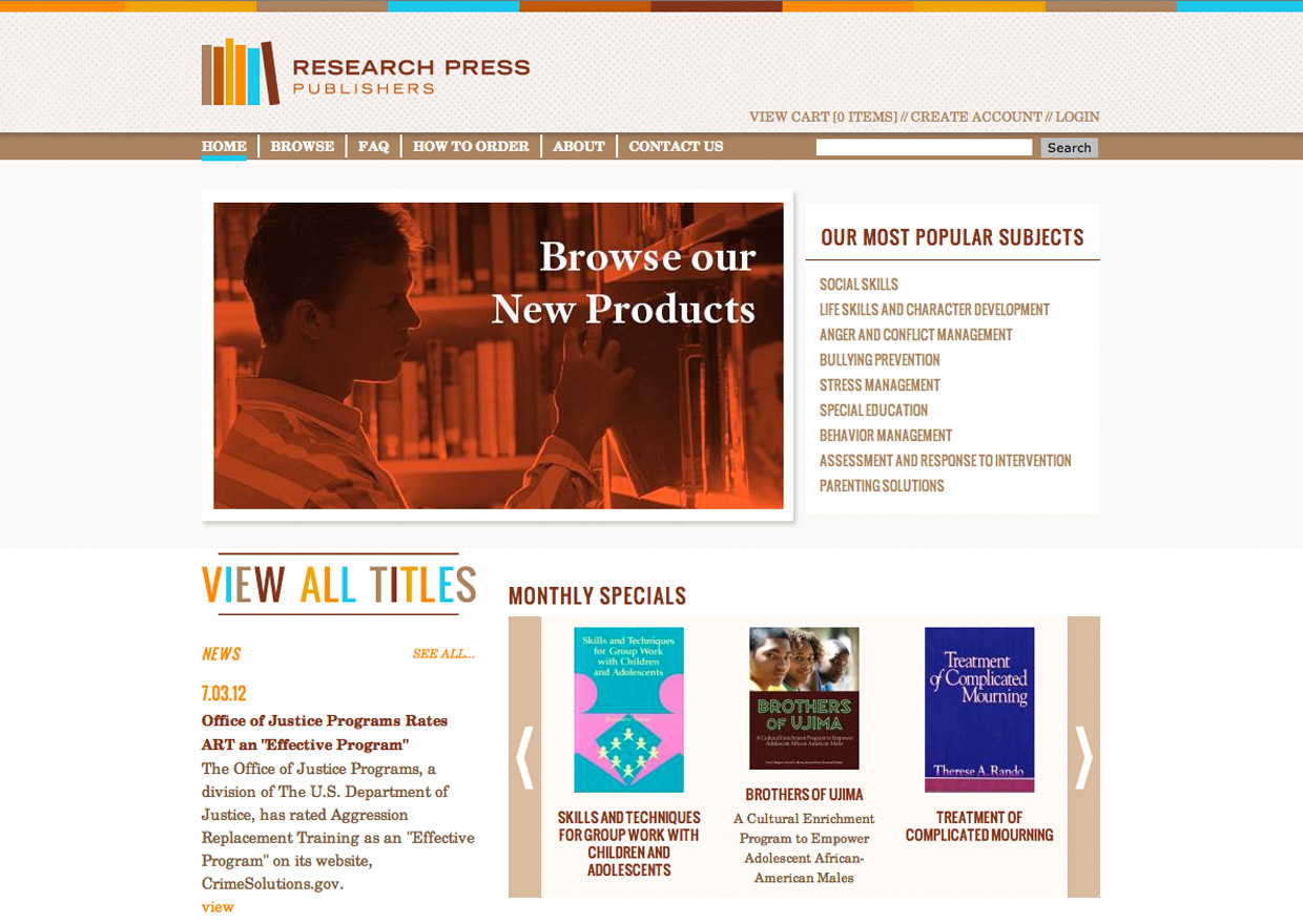 Research Press Home Page