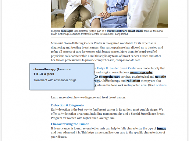 Sloan Kettering My Chart