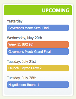 agenda list