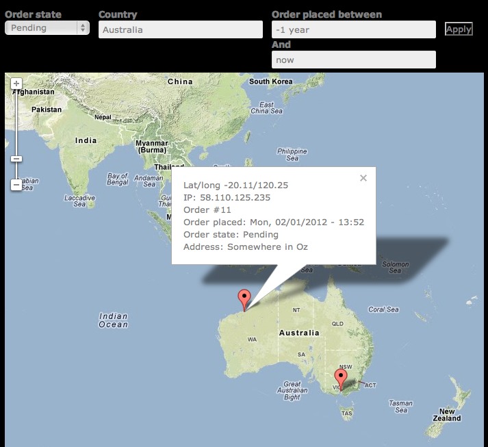 Ip Location Map