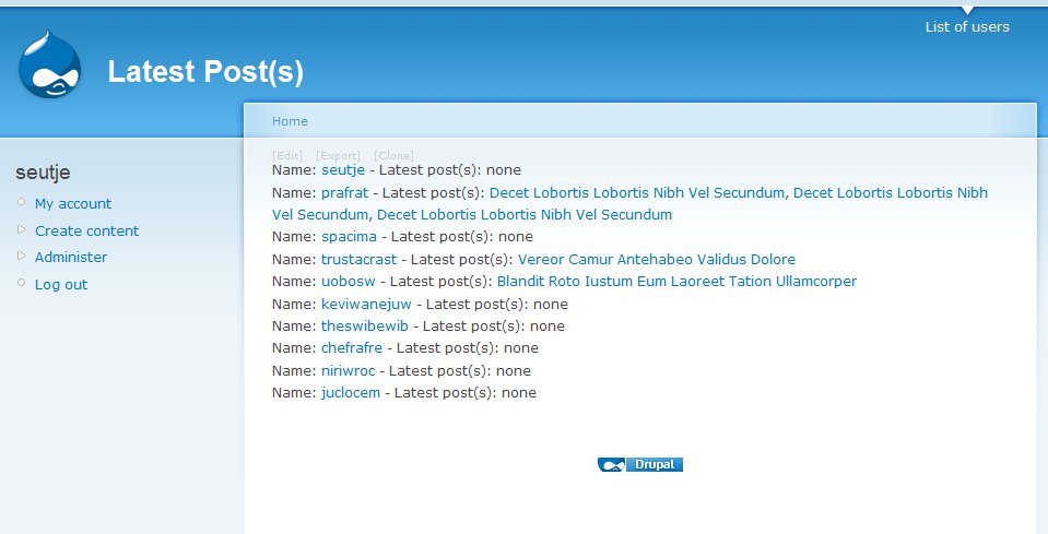 Views Latest Post S Drupal Org Latestposts Screenshot