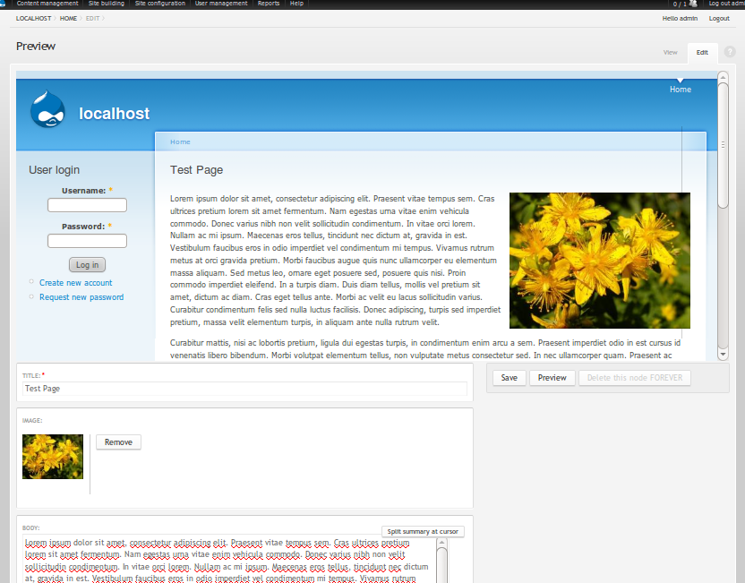 Page Preview | Drupal.org