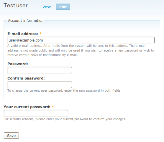 Password Change Confirm Drupal Org