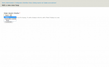 Screenshot of adding a view loop