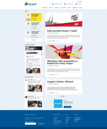 Drupal.rs - Index page