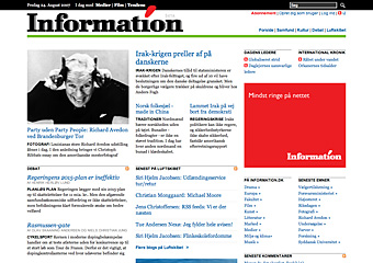 Information.dk - Another Drupal Newspaper Site | Drupal.org