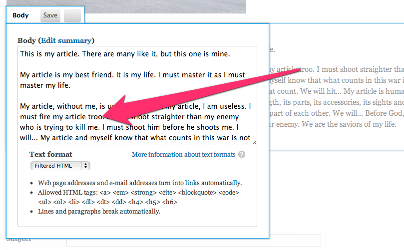 In Place Editing For Fields Drupal Org In Place Editing For Fields Drupal Org