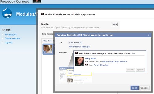 invitations requests drupal org