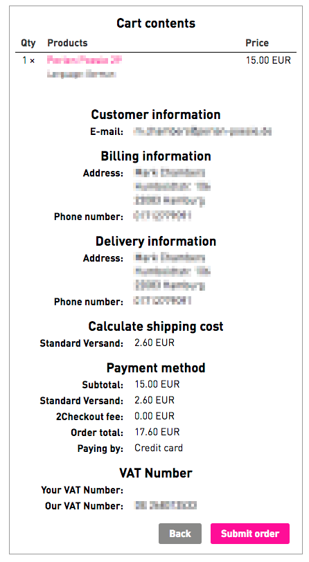 2checkout not posting shipping