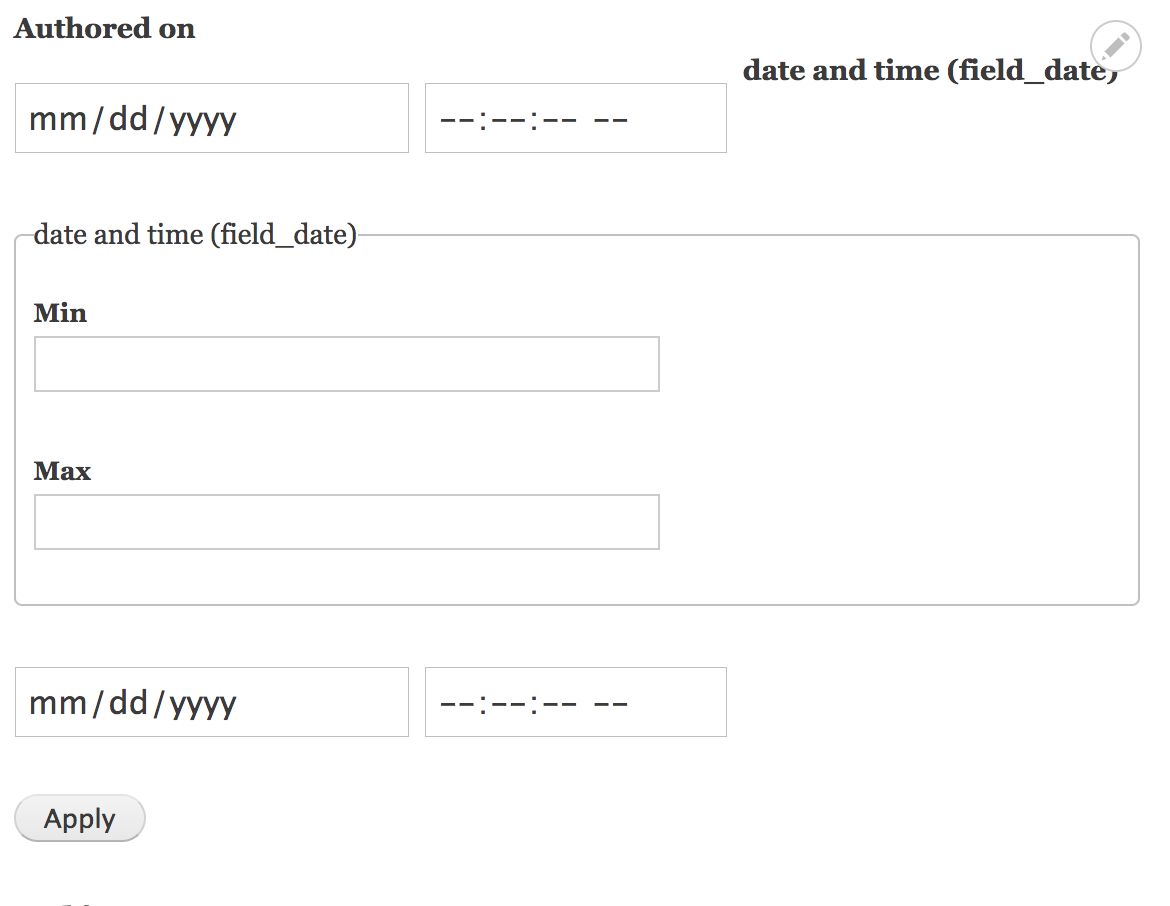 use form element of