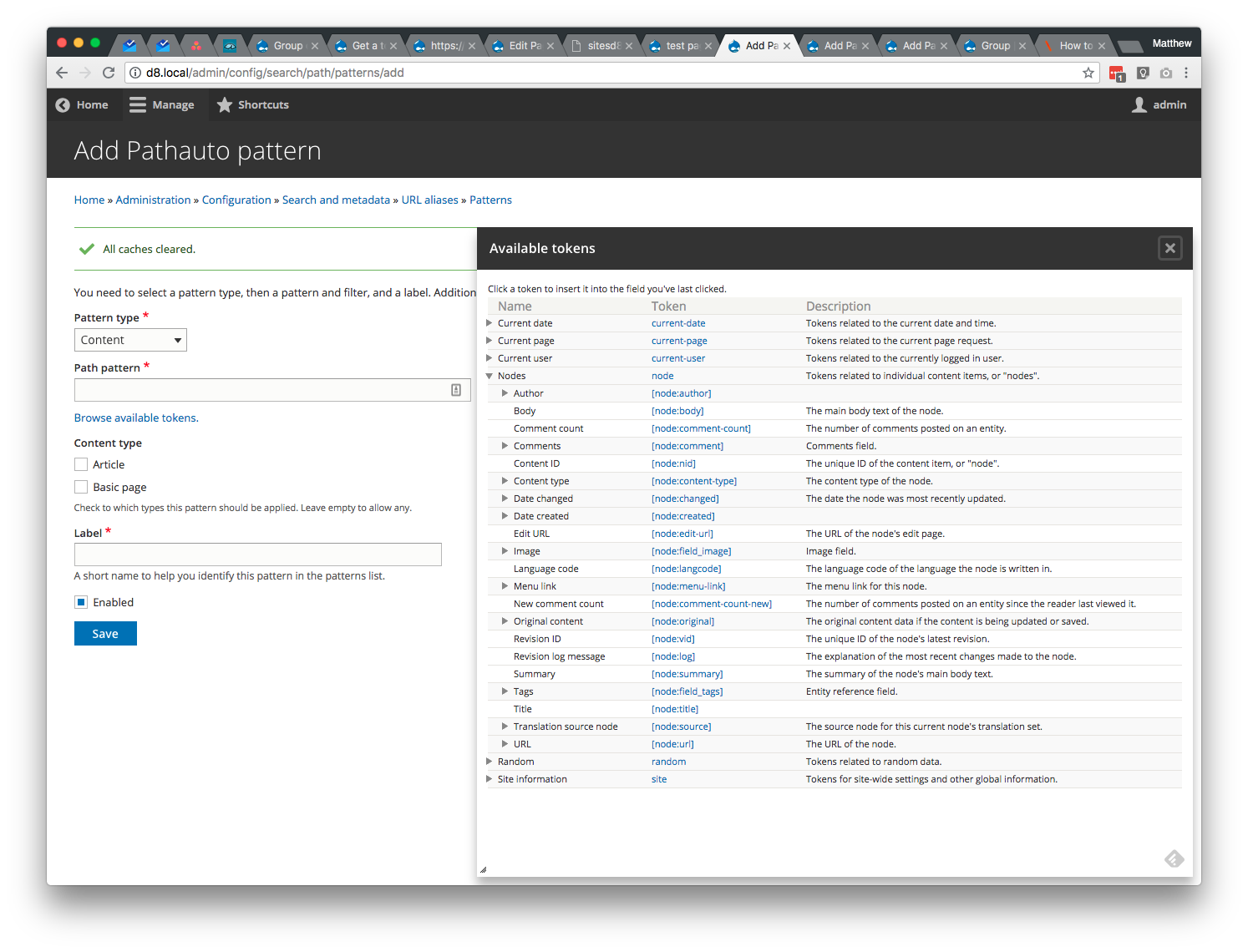 Node перевод. Drupal display uses a Path but the Path is undefined.. Most recent update