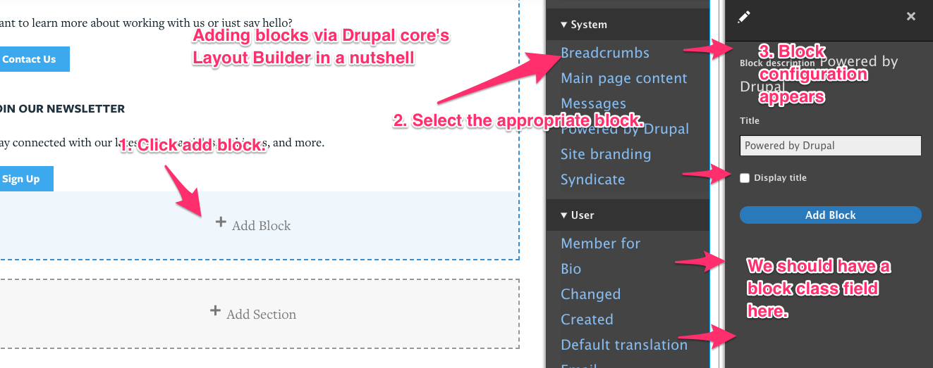 drupal layout builder drupal layout builder