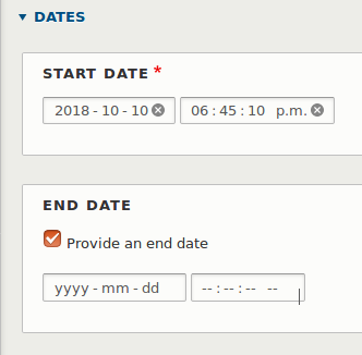 Add time to promotion start and end date [#2977618] | Drupal.org