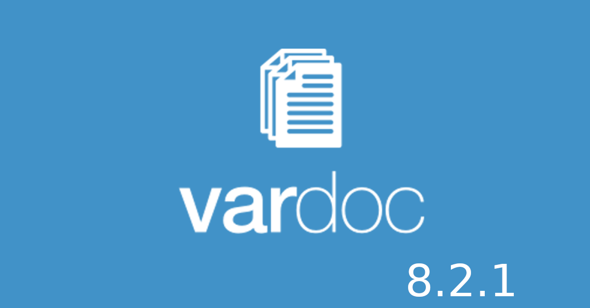 Vardoc 8.2.1 Release notes