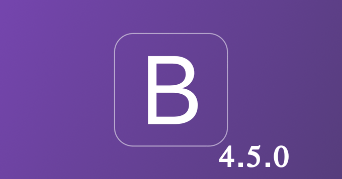 Bootstrap v4.5.0 was released