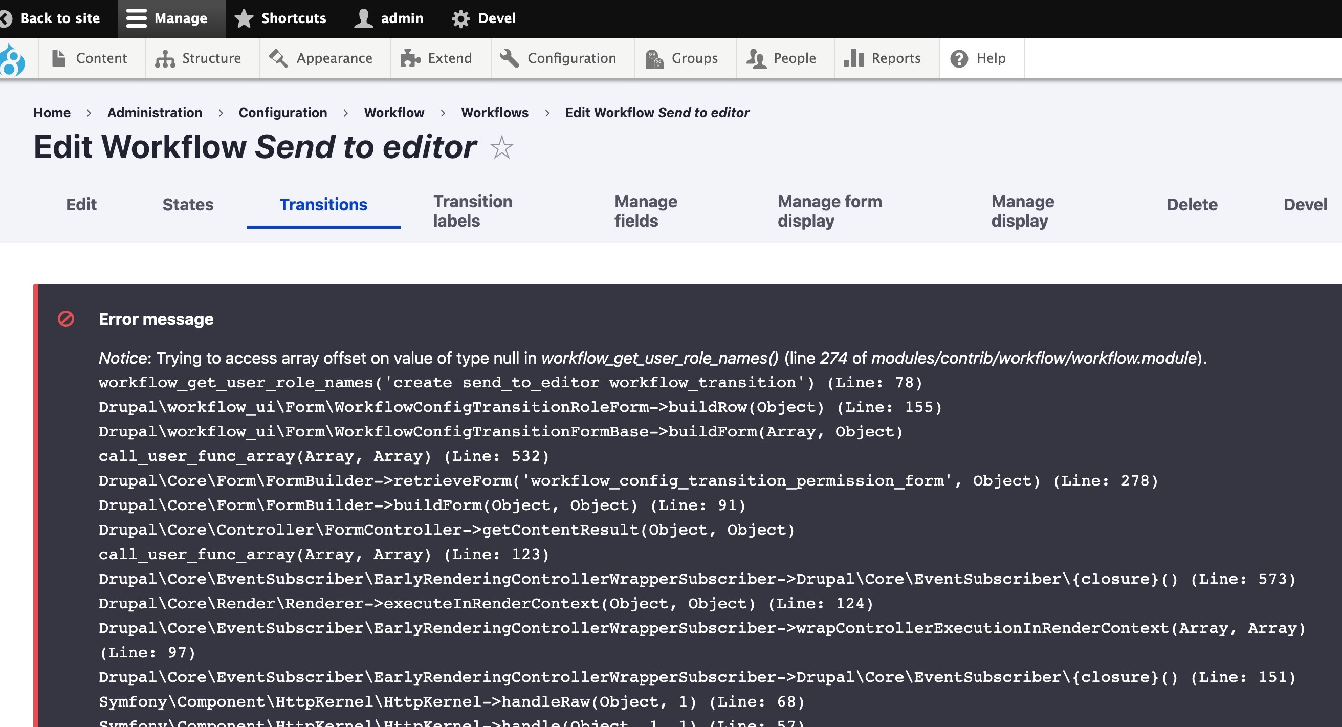 Notice: Trying To Access Array Offset On Value Of Type Null [#3185869] |  Drupal.Org