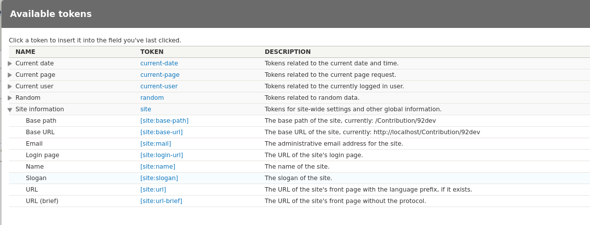 Introduce A Token To Get Site's Base Url [#1088112] | Drupal.org