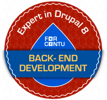 Back-End Drupal 8 Certification
