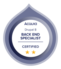 Acquia Certified Back End Specialist – Drupal 8