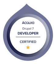 Acquia Certified Developer - Drupal 7 (2015)