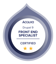 Acquia Certified Drupal 9 Front End Specialist