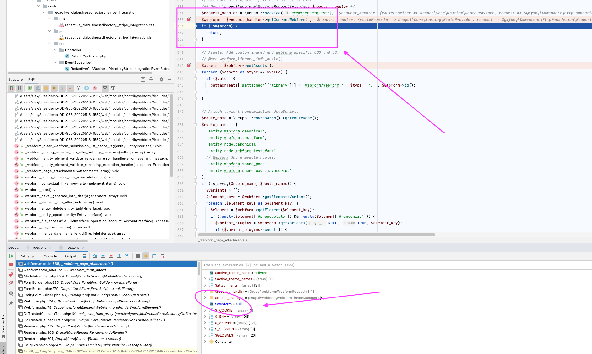 Webforms embedded in a Paragraph using a Webform Reference Field are ...
