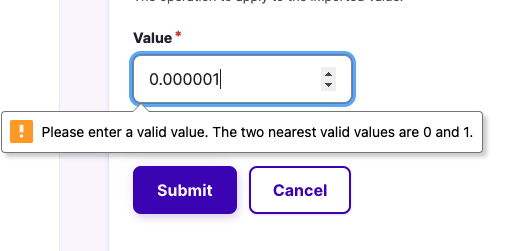 Math plugin valid numerical value [#3282675] | Drupal.org