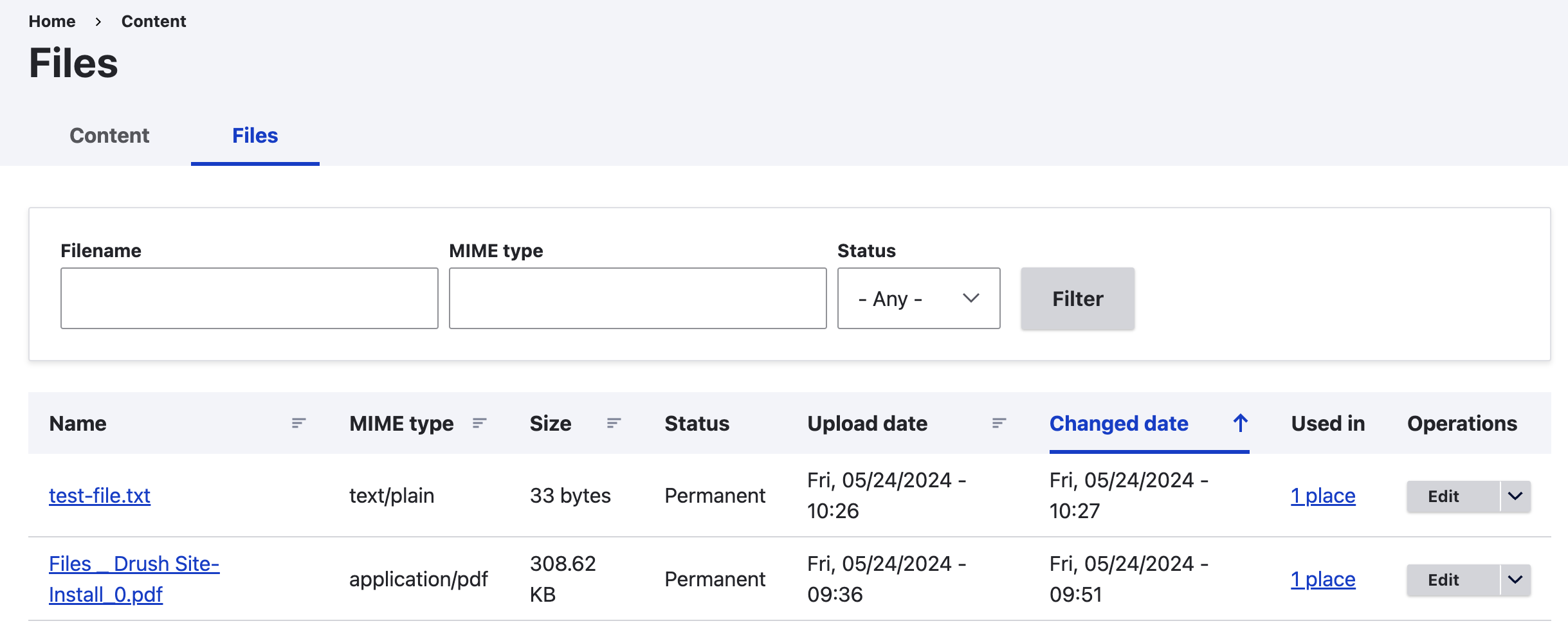 Uploaded files are impossible to replace [#2648816] | Drupal.org