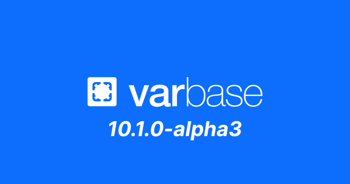 Varbase 10.1.0-alpha3