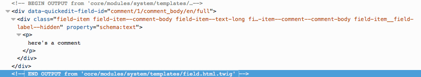 rdfa in comment field
