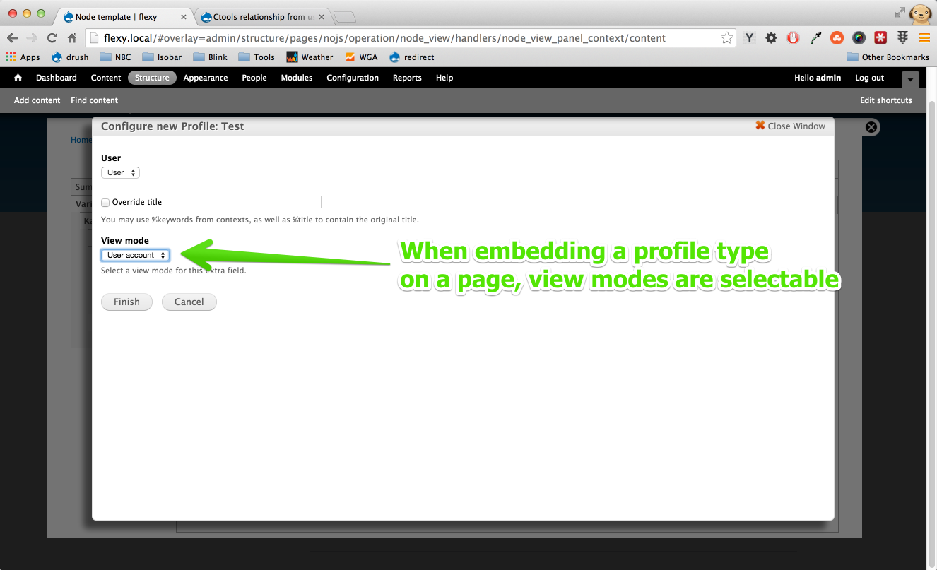view modes