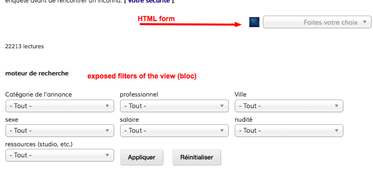 CSS : how to target only one dropdown menu [#2137703] | Drupal.org