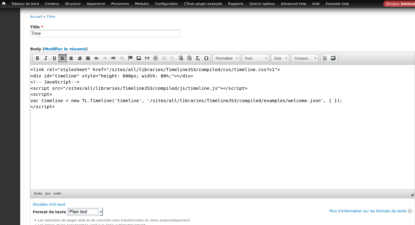 timeline doesnt appear 2784845 drupal org plain timeline