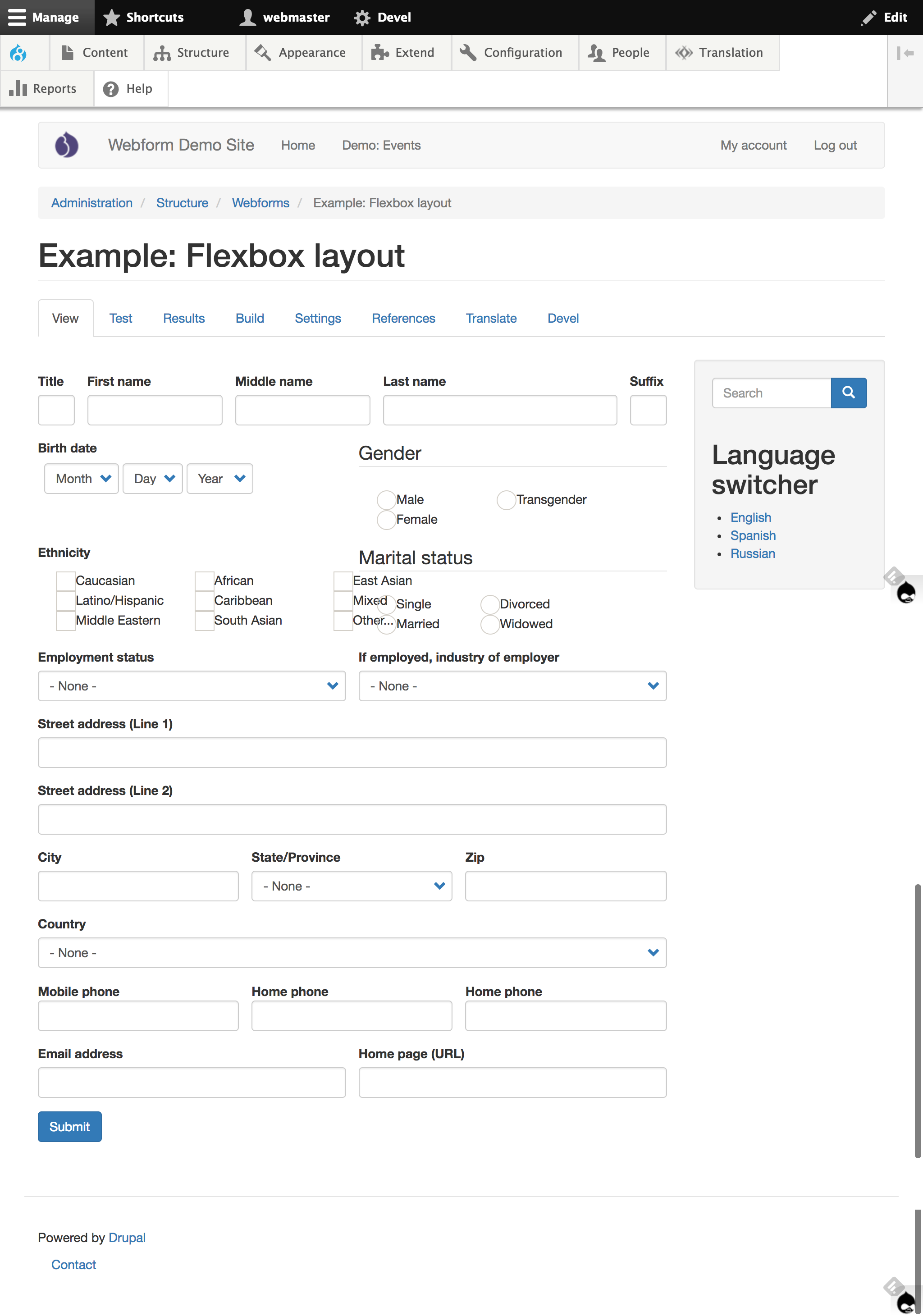 bootstrap horizontal forms 2894869 drupal org bootstrap form layout