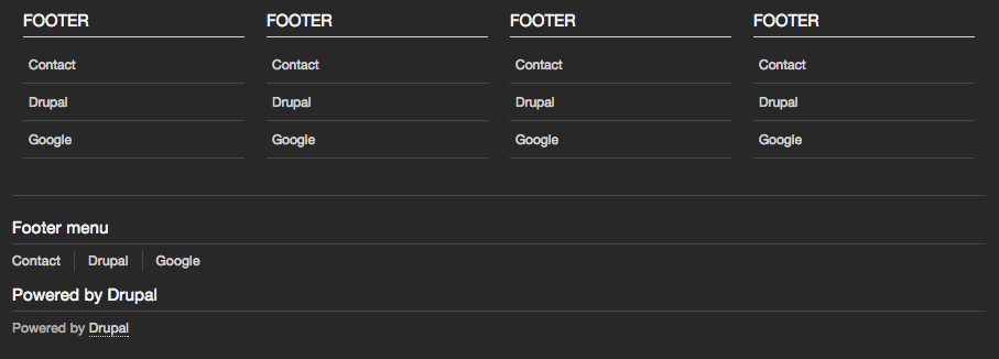 Footer Block Titles Fixed
