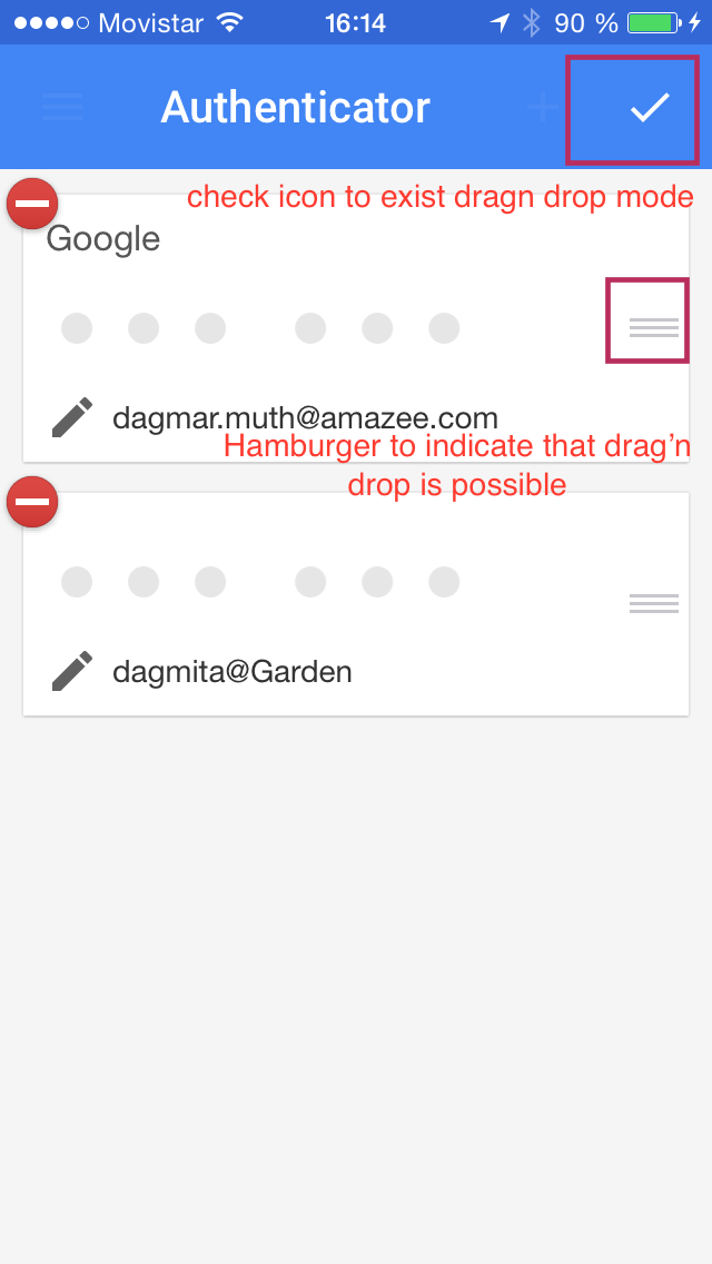 Google authenticated activated