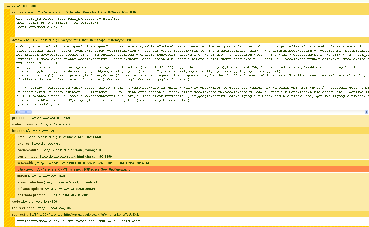 Notice: Undefined offset: 1 in drupal_http_request() (line  