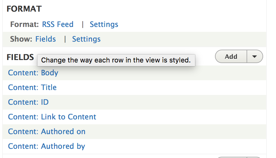 views rss display always outputs submitted by and authored on format rss feed