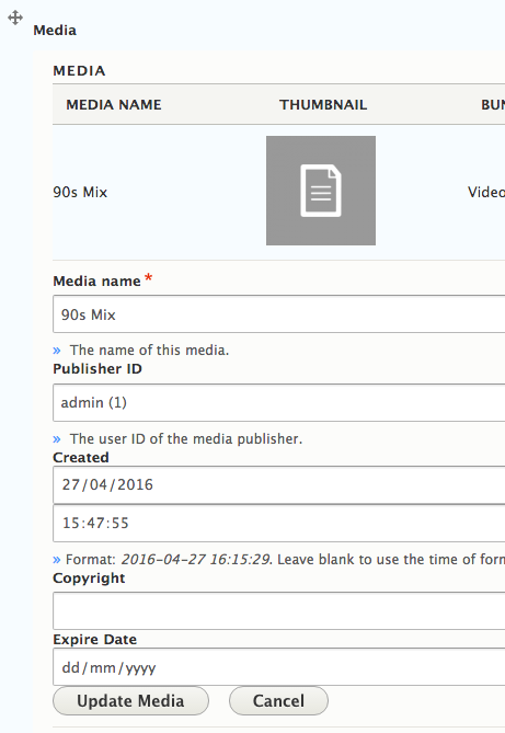 adding video media always shows a broken youtube player 2714453 youtube video id format