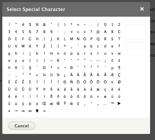 Add Ability To Configure Ckeditor Specialchars Available For Text Format Drupal Org