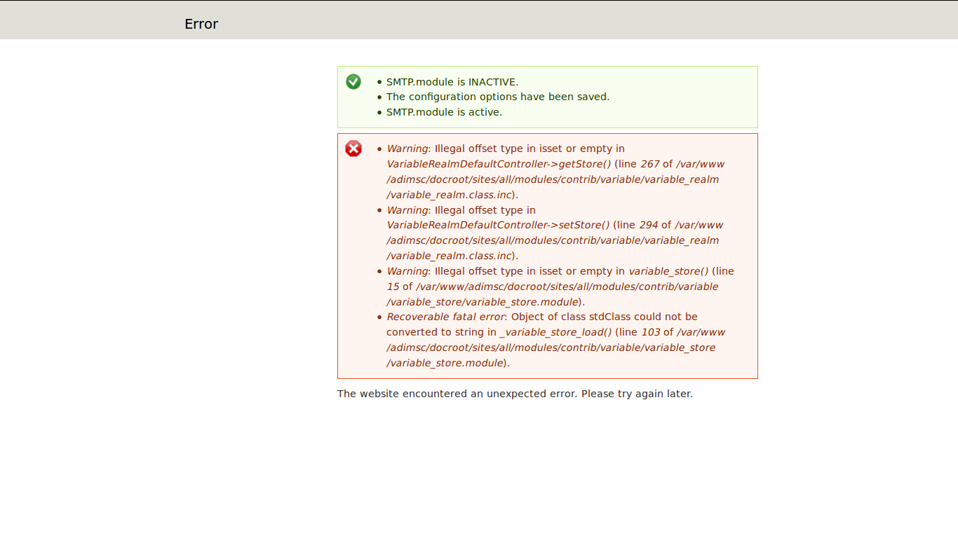 Ошибка SMTP 25 1c. Smtp connect failed