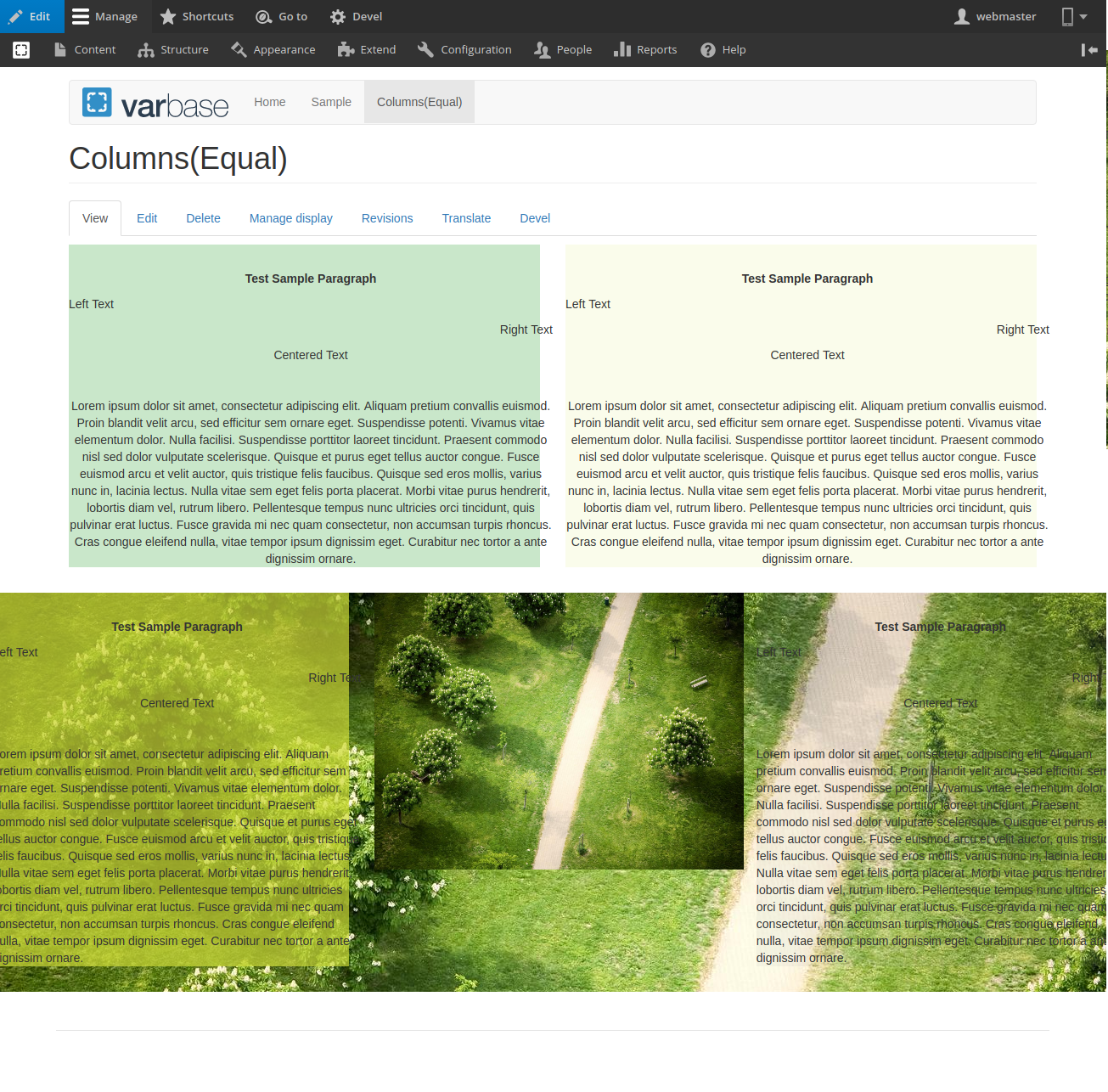 Fixed center in Rich text editor [#2890751] | Drupal.org