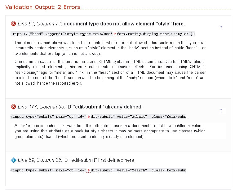 Error: document type does not allow element "style" here [#147282 ...