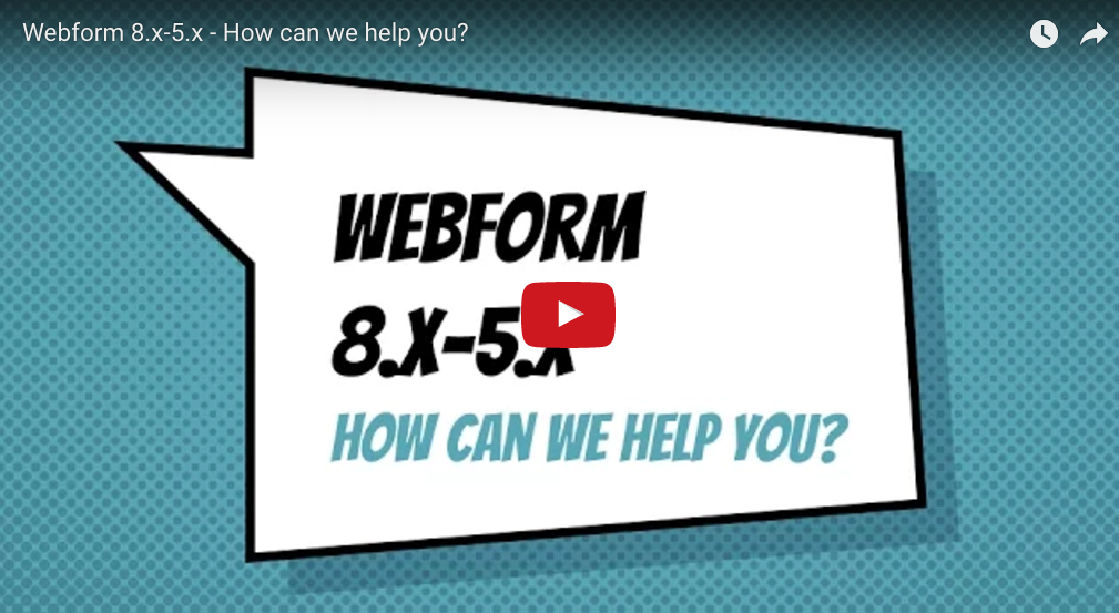 Webform 8.x-5.x - How can we help you? 