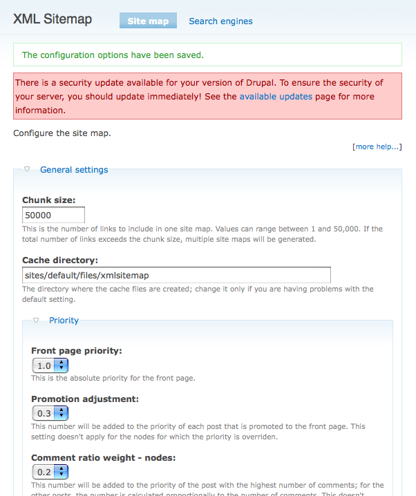 how to insert old nodes into the sitemap 376032 drupal org